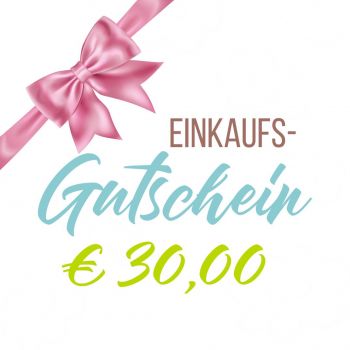 Geschenk-Gutschein € 30,00